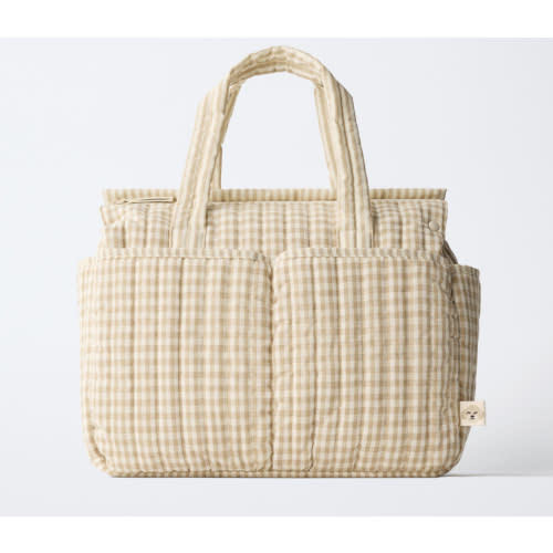 Zara Plaid Diaper Bag