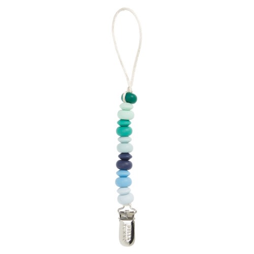 Pacifier Clip, Blue/ Green Multi