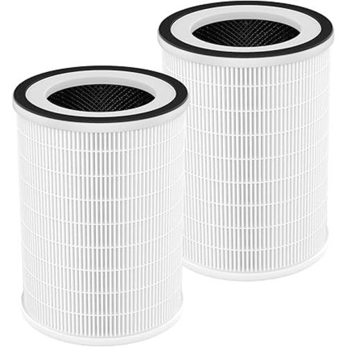 True HEPA Filter for Afloia KILO, KILOPLUS, KILOPRO, MIRO, MIRO PRO and MORENTO MR-Kilo, Kalo Air Purifier - 360 3-Stage Filtration, 2 Pack