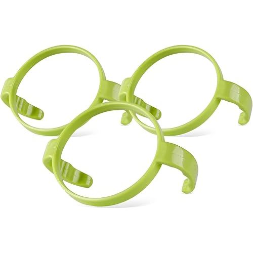Compatible Baby Bottle Handle for Comotomo Bottles 8 oz & 5 oz, 3 Pack, Green