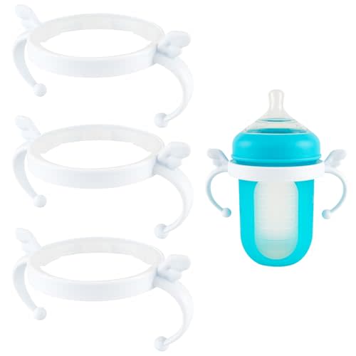 Baby Bottle Handles for Boon Bottles, Ergonomic Bottles Holder for Newborn, 3 Count