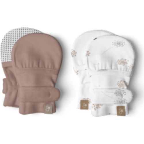 Goumi Stay On Baby Mitts, 0-3 M