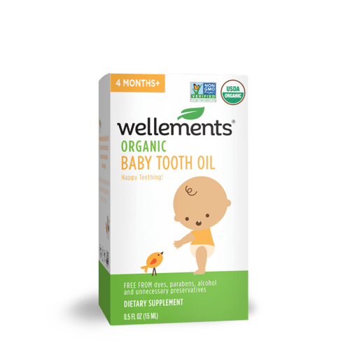 Organic Baby Tooth Oil - Clove Oil For Teething Babies | Wellements