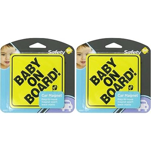 Safety 1st Baby On Board Sign Magnet (Pack of 2)