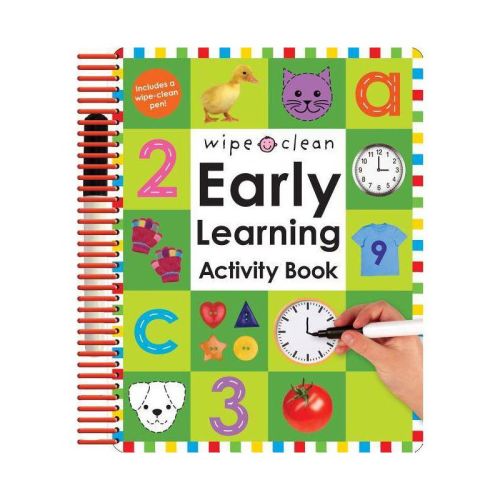 Wipe Clean Early Learning Activity Book - (Wipe Clean) (Paperback) - by Roger Priddy