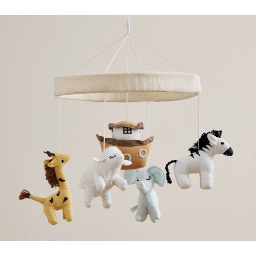 Noah's Ark Musical Crib Mobile | Pottery Barn Kids