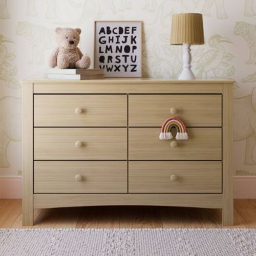 Graco Noah 6-Drawer Double Dresser - Driftwood