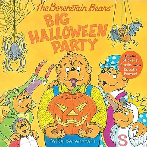 The Berenstain Bears’ Big Halloween Party: Includes Stickers, Cards, and a Spooky Poster!