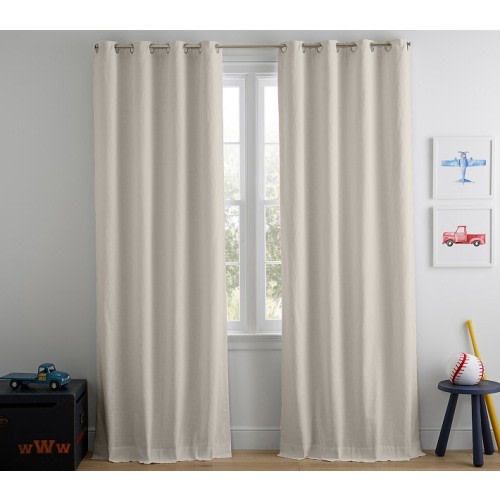 Evelyn Linen Grommet Blackout Curtain