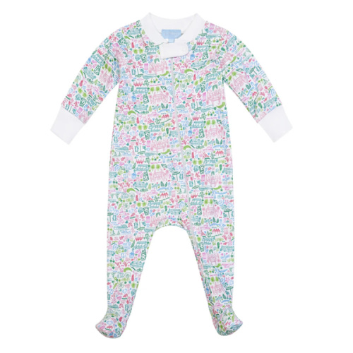 Palm Beach Baby Zip Baby Onesie | Joy Street Kids (3-6mo)
