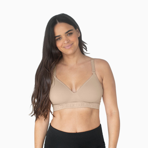 Kindred Bravely Signature Sublime Contour Maternity & Nursing Plunge Bra - Beige, X-Large