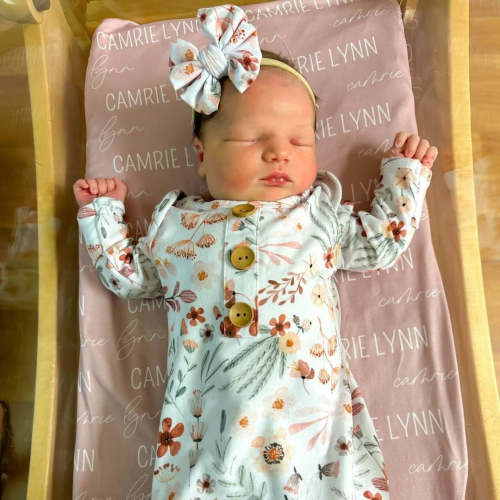 Wren's Wildflower Knit Bow Headband