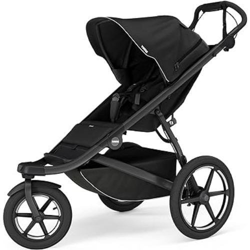 Thule Urban Glide 3 Single Child All-Terrain Stroller, Full-Suspension System, Air-Filled Tires, Upright seat with Adjustable Recline and Built-in legrest