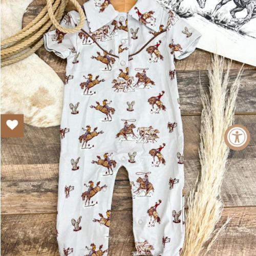 American Cowgirl White Swimsuit – Final Sale