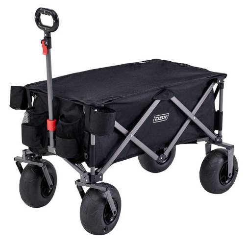 DBX Beach Wagon with Sand Wheels - Black