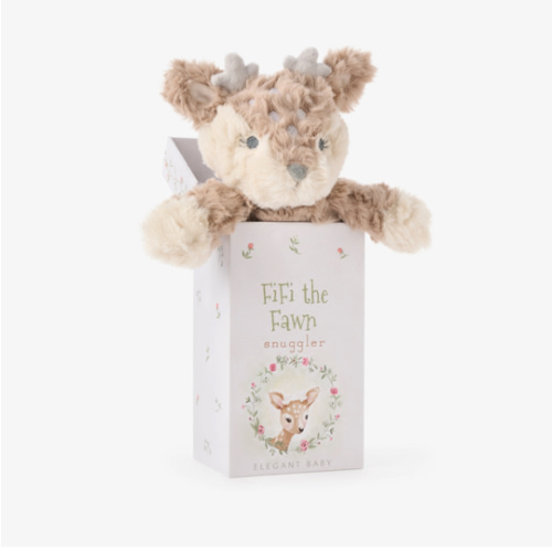 Fifi the Fawn Snuggler Plush Security Blanket w/ Gift Box – Elegant Baby