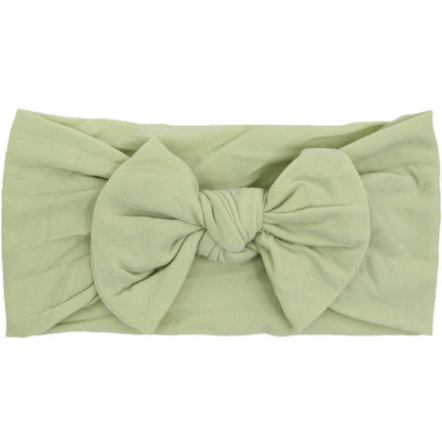 Wide Nylon Headband (Spring Moss) - Hair Bows and Accessories
