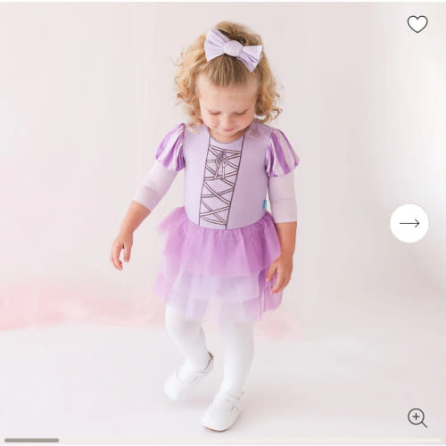 Disney Princess Purple Girl Tulle Onesie | Rapunzel
