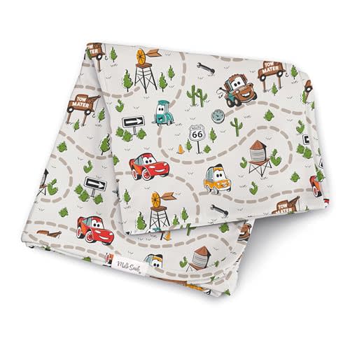 Milk Snob Disney Pixar Infant Boy/Girl Swaddle Blanket, Soft Receiving, Security and Play, Toddler Infant Newborn Bedding, Baby Shower, Baby Registry Gift (Cars) 34 * 34 inches