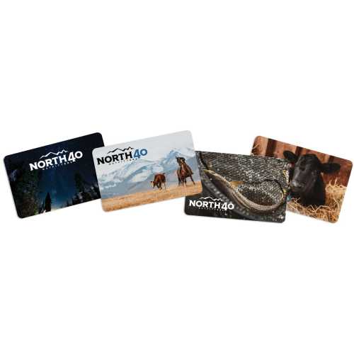 In store gift cards at North 40