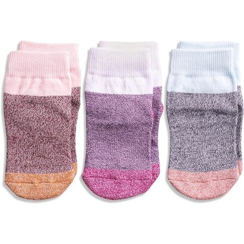 squid socks Unisex Cotton Socks | 0-6M, 6-12M, 12-24M, & 2T-3T | Grip Socks that Stay On | As Seen on Shark Tank | Chelsea - 0-6 Months - White