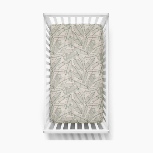 Goumi Kids x Babylist Crib Sheet - Banana Leaf, O/S