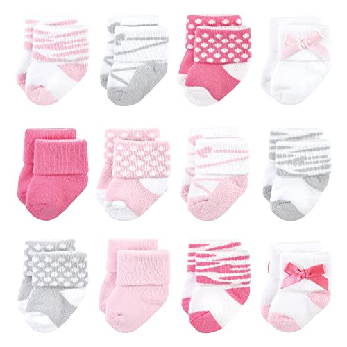 Luvable Friends Baby Newborn and Baby Terry Socks
