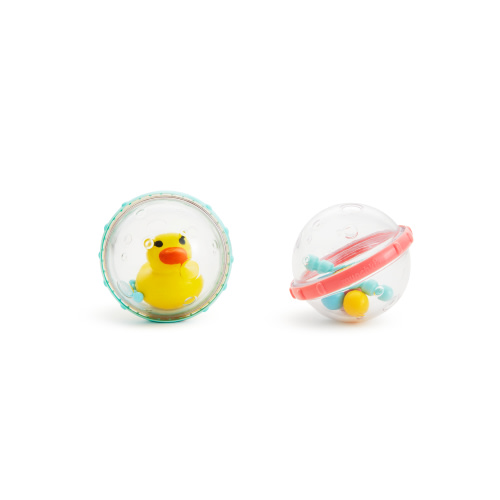 Munchkin® Float & Play Bubbles™ Baby and Toddler Rattle Bath Toy, Unisex, 2 Pack
