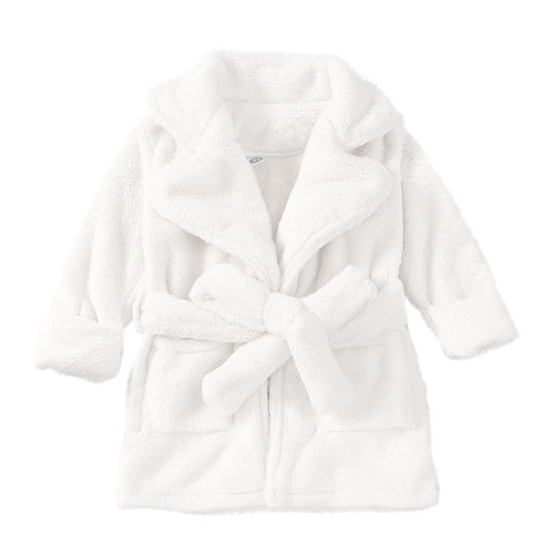 ShomPort Kids Robe Baby Girl Boy Plush Solid Color Bathrobe Toddler Comfy Thick Nightwear