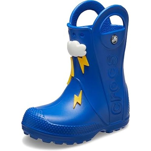 Crocs Kids' Handle It Graphic Rain Pull-On Boot