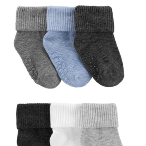 Baby 6-Pack Foldover Cuff Socks - Carter's | Carter's - Newborn