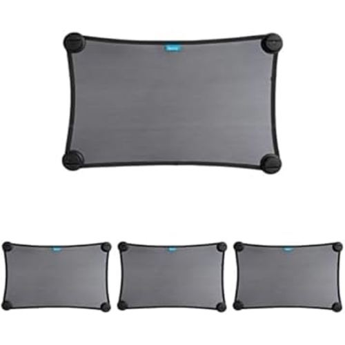 Munchkin® Brica® Stretch to Fit™ Car Window Sun Shade, Helps Block UVA/UVB Rays (Pack of 4)