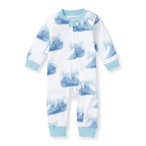 Burt's Bees Baby Baby Boys' Sleep and Play Pajamas, Zipped Jumpsuit