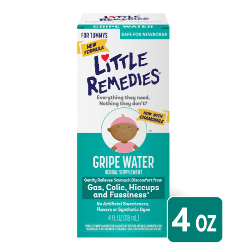 Little Remedies Gripe Water, Colic & Gas Relief, Safe for Newborns, 4 fl oz
