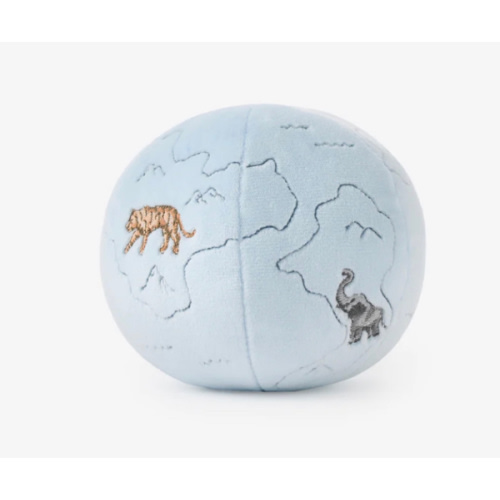 World Explorer Globe Plush Rattle