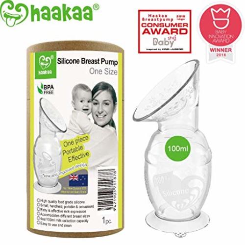 Haakaa Silicone Breast Pump w/ Suction Base 4oz