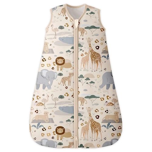 Sleep Sack 6-12 Months TOG 2.5 Winter Baby Wearable Blanket, 100% Cotton Newborn Infant Sleeping Sack with 2-Way Zipper Warm Soft Baby Sleep Sack Zebra