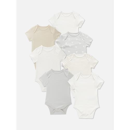 7-Pack Multi Short Sleeve Bodysuits