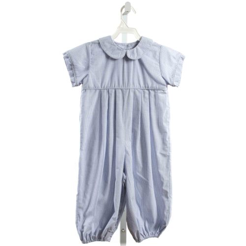 LULLABY SET  BLUE  WINDOWPANE  ROMPER