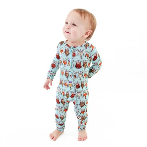 Dreamiere Convertible Footie Pajamas | Two-Way Zipper for Easy Diaper Changes | Tagless Pajamas | Soft, Durable Sleepwear
