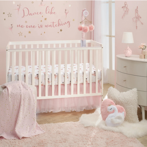 Ballerina Baby 3-Piece Crib Bedding Set