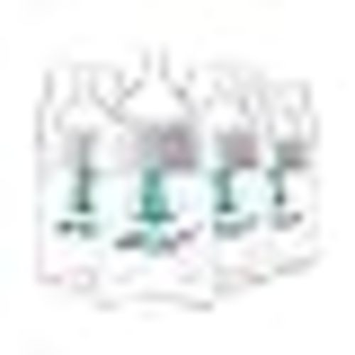 Amazon.com: Philips Avent Anti-Colic Bottle with AirFree Vent, 4oz, with Flow 1 Nipples, 0m+, 4pk, Clear, SCY701/04