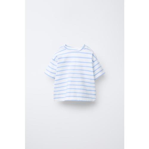 STRIPED T-SHIRT - Pink | ZARA United States