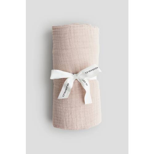 MUSLIN FITTED CRIB SHEET