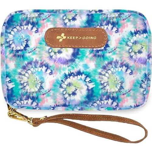 KeepGoing Travel First Aid Kit for Kids – 130 Pc. Small First Aid Kit for Car, Home, Purse, Diaper Bag & Backpack with Latex-Free Bandages - Mini First Aid Kit Travel Size TSA-Approved