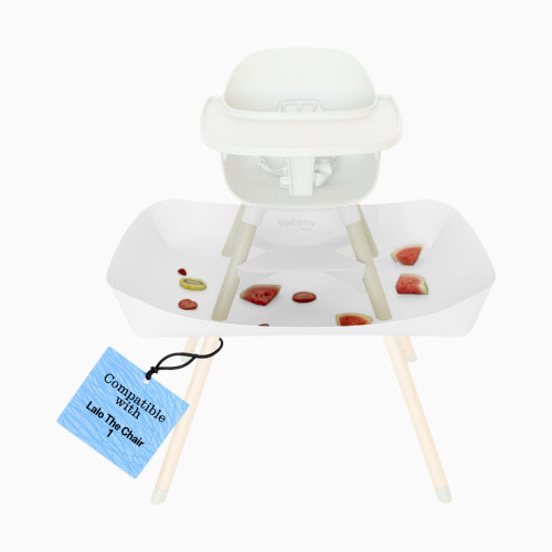 Catchy The Food Catcher for High Chairs - White, For Lalo The Chair