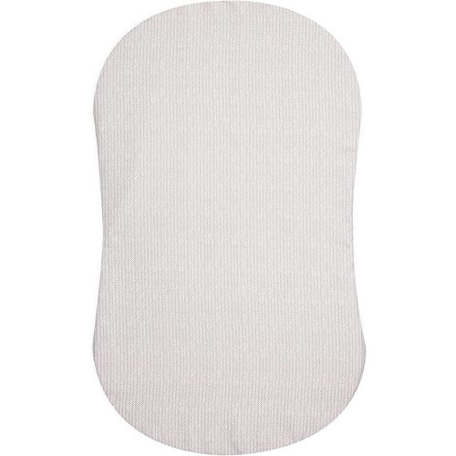 HALO Bassinest Fitted Sheet – Soft Fitted Bassinet Sheet for Baby – 30” x 16” Pre-Shrunk 100% Cotton Crib Sheet – Breathable Bedtime Sheet for Babies, Herringbone