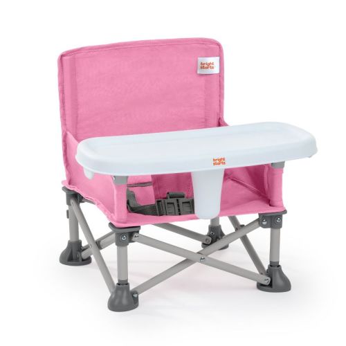 Bright Starts Pop N Sit Portable Booster Seat - Gray
