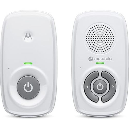 Motorola Nursery AM21 Audio Baby Monitor, 1-Way Audio, 1000ft Range, Sensitive Mic, Volume Control, Portable Parent Unit (AAA Batteries Not Included)