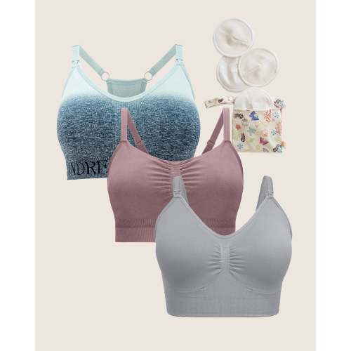 Mix-and-Match Nursing & Pumping Bra Bundle
